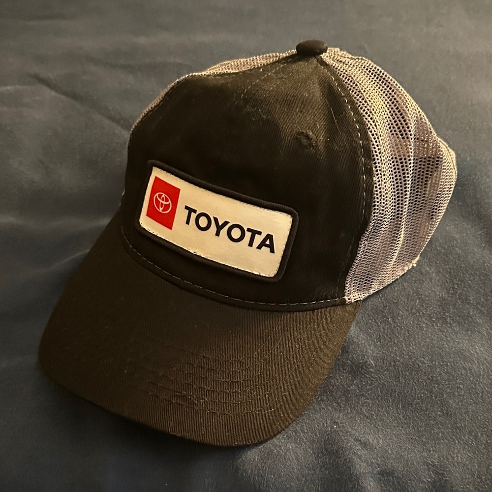 Toyota Black and Gray Mesh Cap